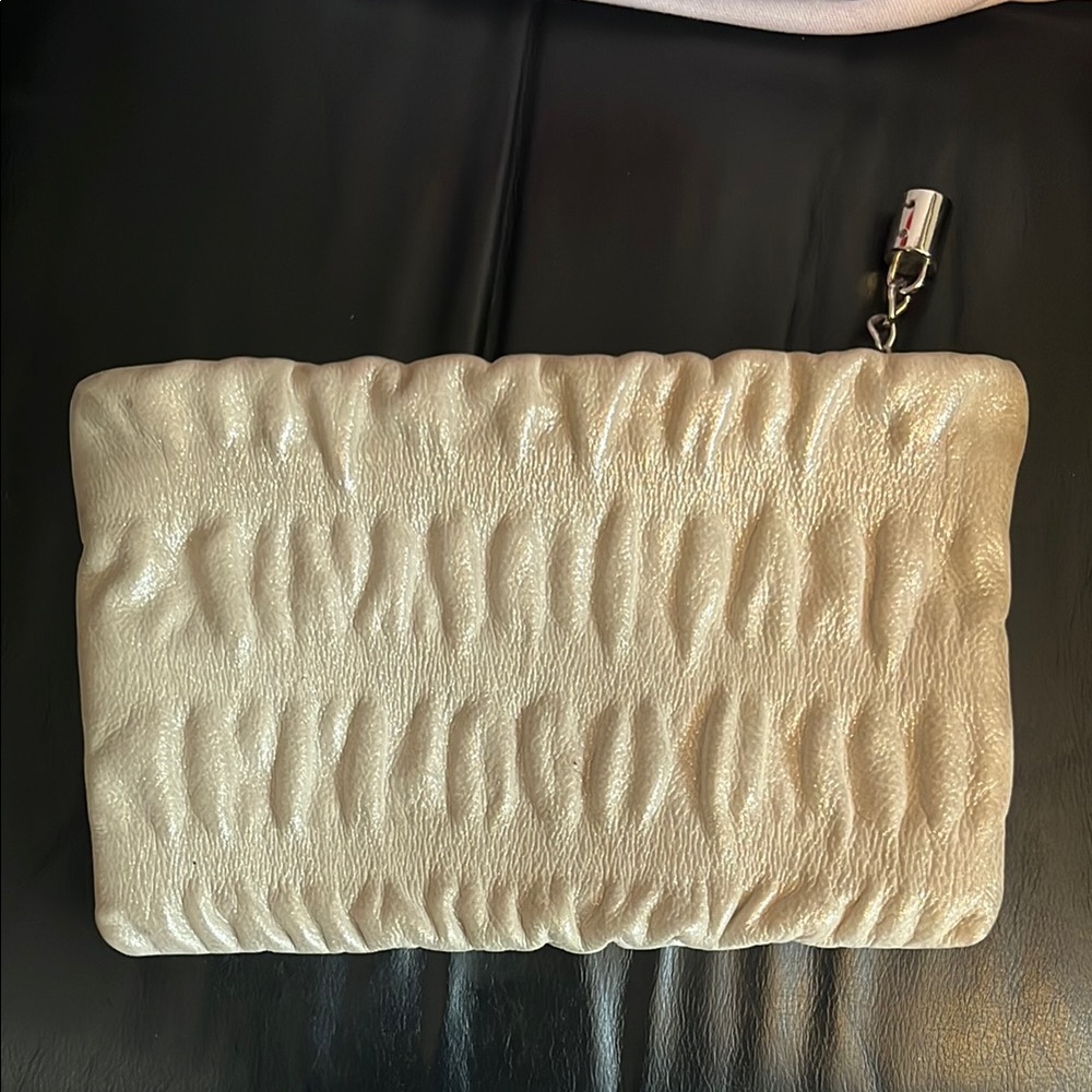 Elegant Cream Clutch Bag